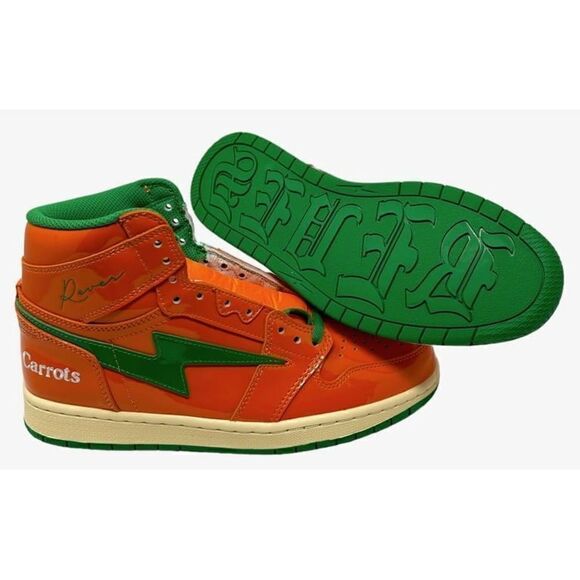 New Carrots By Anwar Carrots Men's X Reves Sport Paris X Kool Kiy '85 Hi Top Sho - Picture 2 of 11